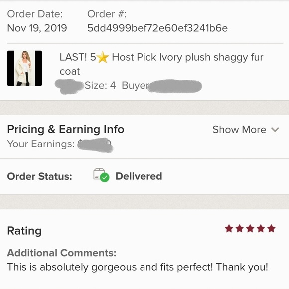 HP 🥳5⭐ Blush shaggy faux fur plush teddy coat - Picture 6 of 6